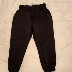 Black baseball pants